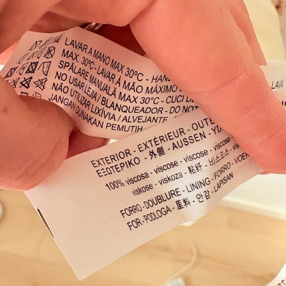 Aritzia Wilfred Saturn Wrap Midi Jersey Dress Coral Pink Size Large - Picture 8 of 8